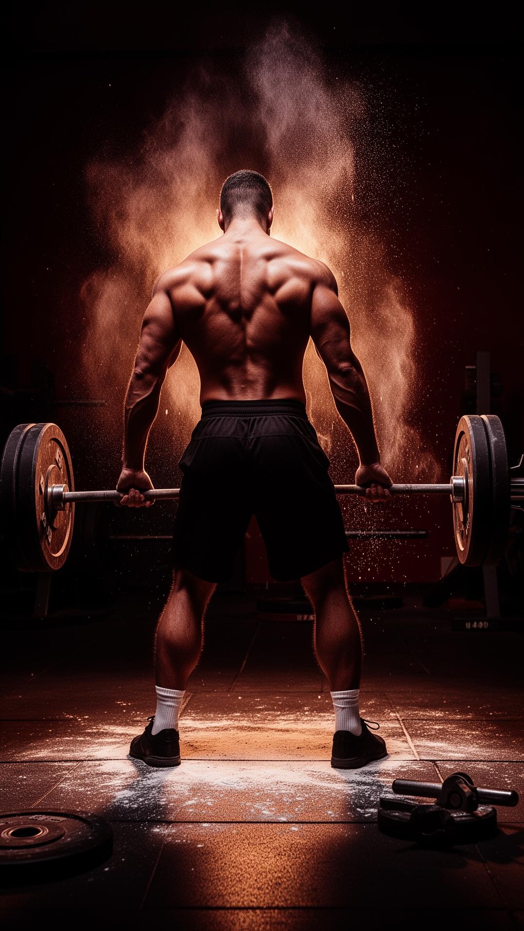 Heavy training under the bar